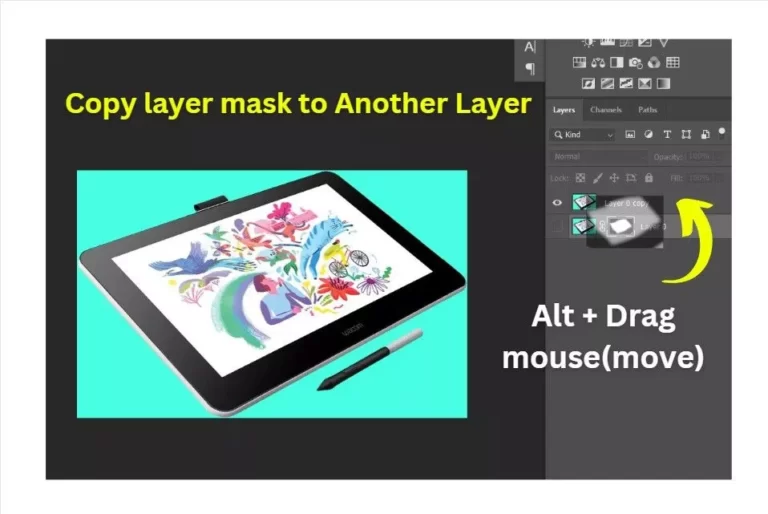 How to Copy Layer Mask to another layer
