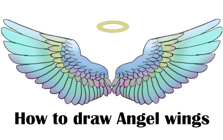 How to draw Angel Wings