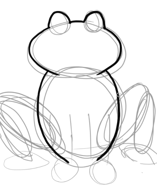 How to draw frog step by step tutorial How to draw frog step by step tutorial