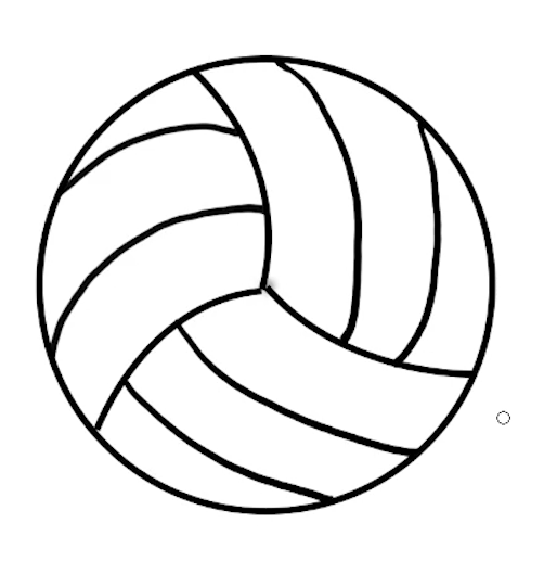 How to draw volleyball step by step guide