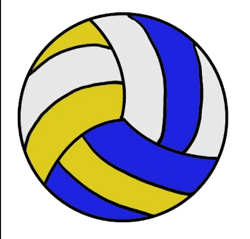 How to draw volleyball step by step guide