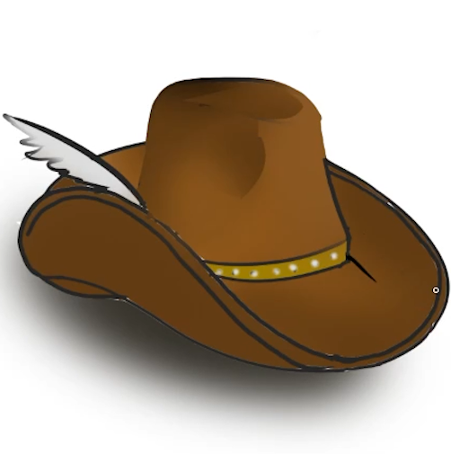 How to draw Cowboy hat Step by Step Guide