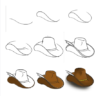 How to draw Cowboy hat
