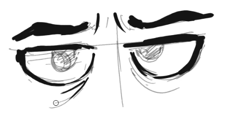 How to draw Cartoon eyes [step by step tutorial]