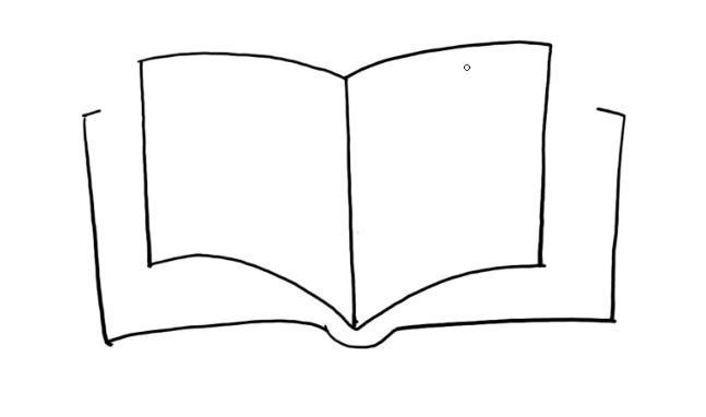 How to draw Books illustration Step by step Tutorial